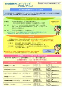 R8教育ステーションチラシ（医療機関等向け）のサムネイル